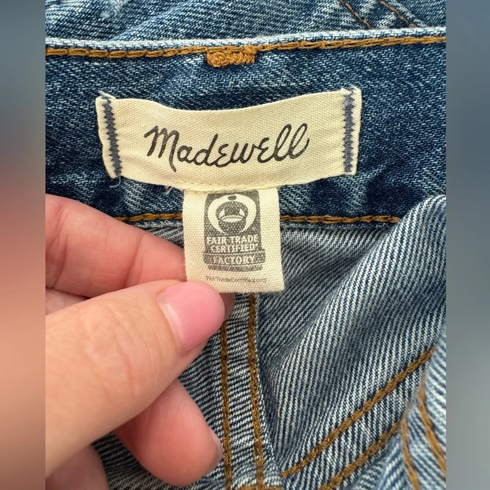 Madewell Women’s The Dean Easy Straight Jean, Monessen Wash, SIZE: 25 - Picture 7 of 16